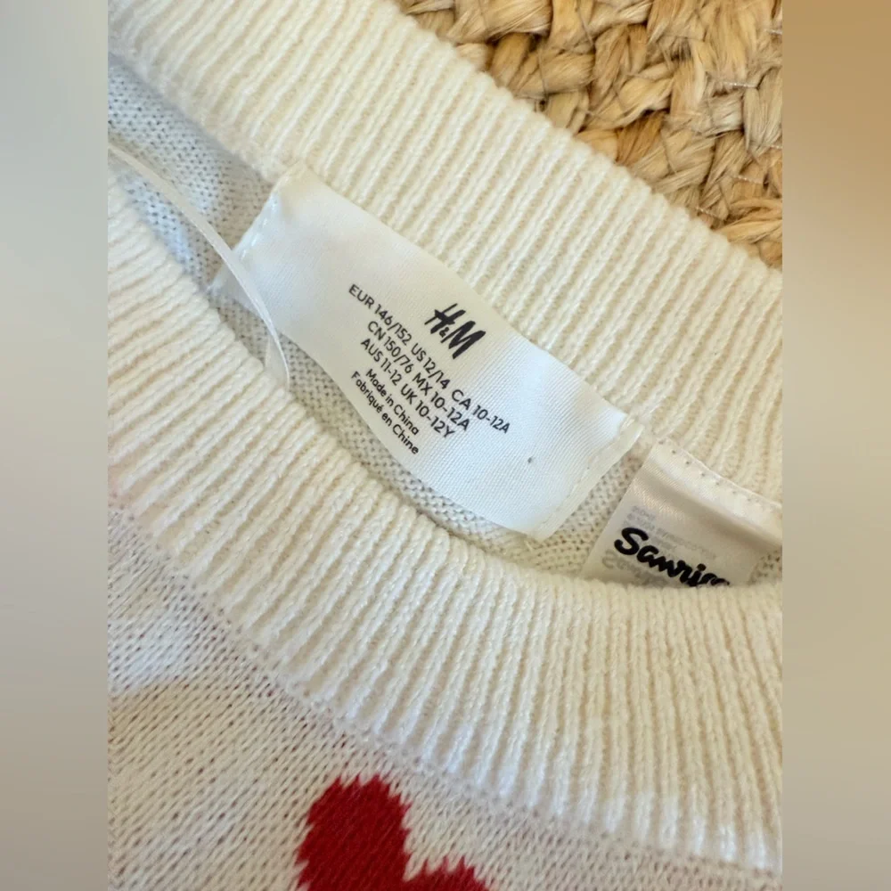 H&M Hello Kitty Heart Knit Sweater